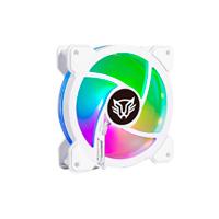 Esta es la imagen de kit ventiladores balam rush eolox blaze ex50kw / 3 piezas / flujo de aire 28.76 cfm / silencioso / 1500 rpm / iluminacion rgb / 3 pines / 120 x 25 mm / blanco / br-937993