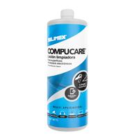 Esta es la imagen de locion limpiadora | silimex | compucare locion 1 lt | limpiadora y protectora de superficies de equipos electrónicos | aplicacion segura