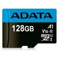 Esta es la imagen de memoria adata micro sdxc/sdhc 128gb uhs-i 100mb/25mb clase 10 v10 a1 c/adaptador ausdx128guicl10a1-ra1
