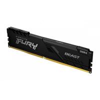 Esta es la imagen de memoria ram kingston dimm ddr4 16gb 3600mt/s fury beast black cl18 288pin 1.35v c/disipador de calor p/pc/gamer/alto rendimiento kf436c18bb/16