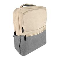 Esta es la imagen de mochila perfect choice para laptop 15.6 pulgadas material resistente sunset - taupe
