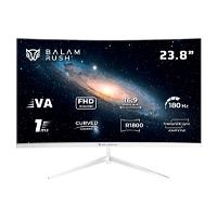 Esta es la imagen de monitor gamer balam rush andromeda mag24y / curvo / 23.8 pulg / panel va / full hd / 180 hz / 1 ms / freesync / r1800 / rgb / 200hz overclock / flicker free / low blue filter / blanco / br-943048