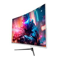 Esta es la imagen de monitor gamer balam rush ultra earth ii mgx27c / 27 pul / curvo / 180 hz / full hd / 1 ms / joystick de navegacion / hdmi + dp + usb c + audio + dc / flicker free / free sync / blanco / br-938280