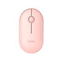 Esta es la imagen de mouse acteck optimize edge mi460 / inalambrico / receptor usb / laser / click silencioso / 1500 dpi / rosa / ac-934107