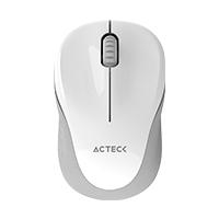 Esta es la imagen de mouse acteck optimize trip mi480 / inalambrico / receptor usb / laser / click silencioso / 1600 dpi / blanco / ac-934886