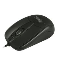 Esta es la imagen de mouse alambrico optico 1000 dpi conector usb easy line by perfect choice - negro