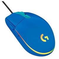 Esta es la imagen de mouse gaming logitech g203 lightsync rgb optico alambrico usb 8000dpi azul