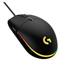Esta es la imagen de mouse gaming logitech g203 lightsync rgb optico alambrico usb 8000dpi negro