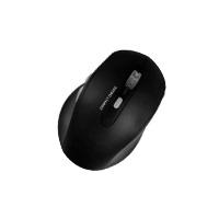 Esta es la imagen de mouse inalambrico 1600 dpi optico recargable ergonomico silencioso perfect choice clix - negro