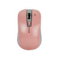Esta es la imagen de mouse inalambrico optico 800 a 1600 dpi simetrico dongle usb perfect choice essential - rosa