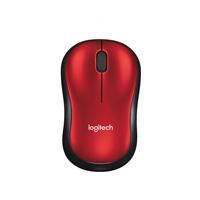 Esta es la imagen de mouse logitech m185 optico inalambrico usb nano receptor 1000dpi rojo