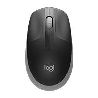 Esta es la imagen de mouse logitech m190 optico inalambrico receptor usb 1000dpi gris