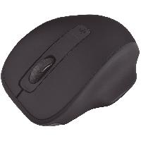 Esta es la imagen de mouse optico quaroni inalambrico 4 botones color negro con ajuste de dpi 1600/1200/800