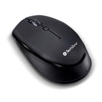 Esta es la imagen de mouse - techzone - tz19mou01-ina - optico - inalambrico - bateria aa - 1600 dpis ergonomico negro