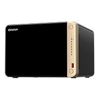 Esta es la imagen de nas qnap ts-664-8g / torre / 6 bahias / celeron n5095 nucleo cuadruple 2.9 ghz /8gb ram ddr4 / lan 2