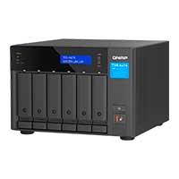 Esta es la imagen de nas qnap tvs-h674-i5-32g-us/ 6 bahias /seis nucleos 2.5ghz/32gb ddr4 hasta 64gb/2 pto 2