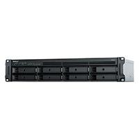 Esta es la imagen de nas synology rs1221rp+ /fuente redundante/8 bahias expan hasta 12 con unidad de expansin rack 2u/ nucleo cuadruple 2.2ghz/ amd ryzen v1500b /4gb ddr4 ampliable a 32gb/lan gigabit x4/usb 3.2 x2/hotswa
