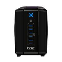 Esta es la imagen de no break interactivo cdp de 750va/375 watts 8 cont