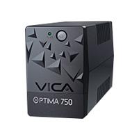 Esta es la imagen de no break ups vica optima 750 750va/375w 6 tomas reguladas y respaldadas nema 5-15r/rj11/45