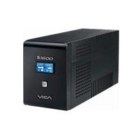 Esta es la imagen de no break ups vica s1600 1600va/900w 10 tomas nema 5-15r (5/5) rj11/45 pantalla lcd 3 años de garantia