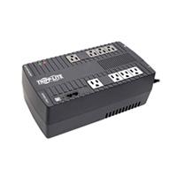 Esta es la imagen de nobreak tripp-lite avr550u 8 cont. c/r c/fm negro. garantia limitada por 3 años.