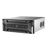 Esta es la imagen de nvr hikvision de 12 megapixeles (4k) / 256 canales ip / 24 bahías de disco duro / 4 puertos de red / soporta raid con hot swap