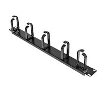 Esta es la imagen de panel de administracin de cableado de 1u para gabinete rack de 19 pulgadas