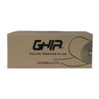 Esta es la imagen de paquete rollo papel termico ghia ctg574n / 57x40 mm /para impresoras de 58mm / reaccion negro / 50 unidades