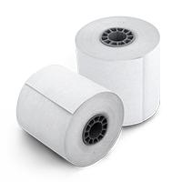Esta es la imagen de paquete rollo papel termico ghia ptg80n / 80x70 mm /para impresoras de 80mm / reaccion negro / 10 unidades