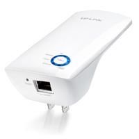 Esta es la imagen de repetidor | tp-link | tl-wa850re |  extensor de rango inalambrico | 300mbps | 1 rj45 10/100 mbps | plug and play sin cables