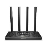Esta es la imagen de router |tp-link | archer c6 | inalambrico | ac1200 banda dual | 4puertos lan gigabit |caracteristicas varian segun version | imagen ilustrativa