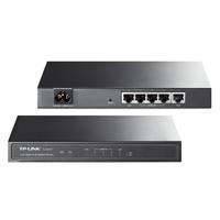 Esta es la imagen de router | tp-link | tl-r470t | balanceador de carga | banda ancha | 1 wan 1 lan 3 wan/lan 10/100 mbps 10