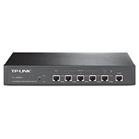 Esta es la imagen de router | tp-link | tl-r480t | balanceador de carga | banda ancha 1 wan 1 lan 3 wan/lan 10/100 mbps 30