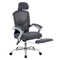Esta es la imagen de silla gamer balam rush bolt nou g / hasta 130 kg / inclinacion 140 grados / piston clase 3 / reposapies acojinado / cojin cervical / cabecera adaptable / gris / br-940559