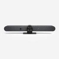 Esta es la imagen de sistema de videoconferencia logitech rally bar all in one 4k 30fps zoom 15x hd ideal para salas medianas y grandes grafito.