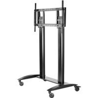 Esta es la imagen de soporte movil peerless sr598 para monitores profesionales de 55 a 98 pulgadas capacidad hasta 136.1 kg