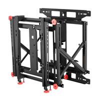 Esta es la imagen de soportes video wall peerless ds-vw775-qr de pared con liberacion por presion para monitores de 46 a 60 capacidad hasta 56.8kg