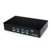 Esta es la imagen de switch conmutador kvm de 4 puertos con usb - 1 usuario local - 1u - startech.com mod. sv431usb