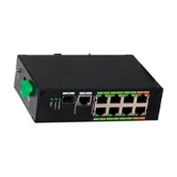 Esta es la imagen de switch/ dahua/ dh-lr2110-8et-120-v2/ epoe 8 puertos/ hasta 800 mts con camaras epoe/ 120 watts/ switching 8.8g/ ieee802.3af/ ieee802.3at/ hi-poe