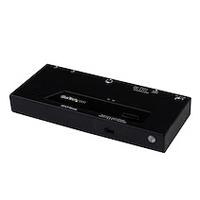 Esta es la imagen de switch hdmi de 2 puertos con switch automatico y prioritario 1080p
