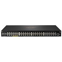 Esta es la imagen de switch hp aruba jl557a 2930f 48g rj45 poe 740w y 4 sfp 1g administrable l3