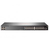 Esta es la imagen de switch hpe aruba jl259a 2930f 24 puertos rj45 10/100/1000 y 4 sfp 1g administrable capa 3 rip