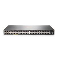 Esta es la imagen de switch hpe aruba jl262a 2930f 48g rj45 poe 370w y 4 sfp 1g administrable l3