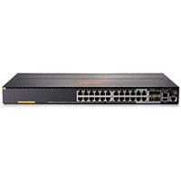 Esta es la imagen de switch hpe aruba jl320a 2930m 24 puertos rj45 (20 poe+ y 4 dual sfp)  con 1 ranura