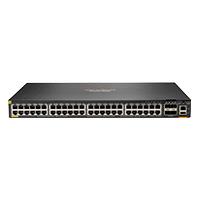 Esta es la imagen de switch hpe aruba jl665a 6300f 48g cl4 poe 4sfp56 740watts con fuente de poder incluida