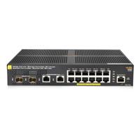 Esta es la imagen de switch hpe aruba jl693a 2930f 12g poe 139w 2ge non poe/2sfp