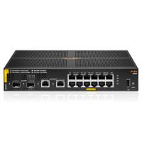 Esta es la imagen de switch hpe aruba r8n89a 6000 12g poe cl4 139 watts 2sfp y 2 rj45 administrable capa 2