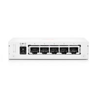 Esta es la imagen de switch hpe aruba r8r44a instant on 1430 con 5 puertos rj45 10/100/1000 mbps no administrable