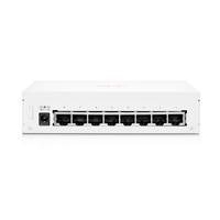 Esta es la imagen de switch hpe aruba r8r45a instant on 1430 con 8 puertos rj45 10/100/1000 mbps no administrable