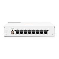 Esta es la imagen de switch hpe aruba r8r46a instant on 1430 con 8 puertos poe clase 4 rj45 10/100/1000 mbps no administrable